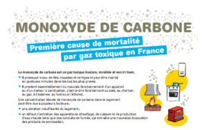 Danger du monoxyde de carbone